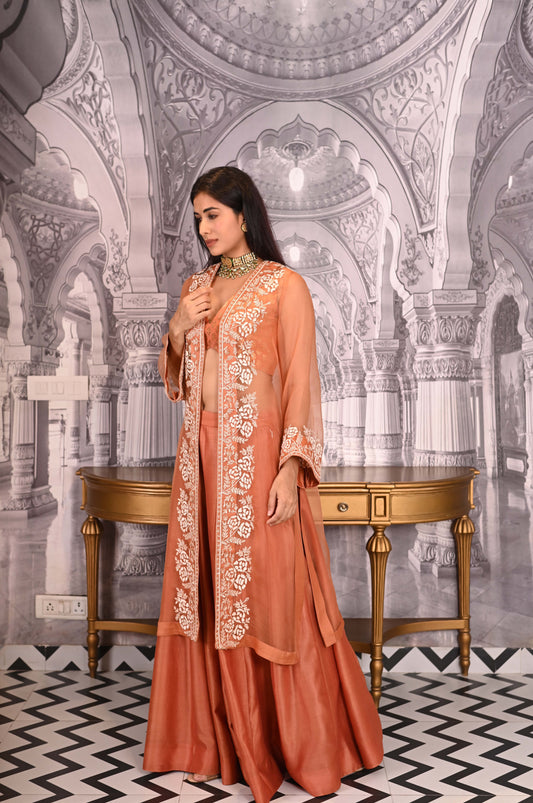 Rust Lehenga