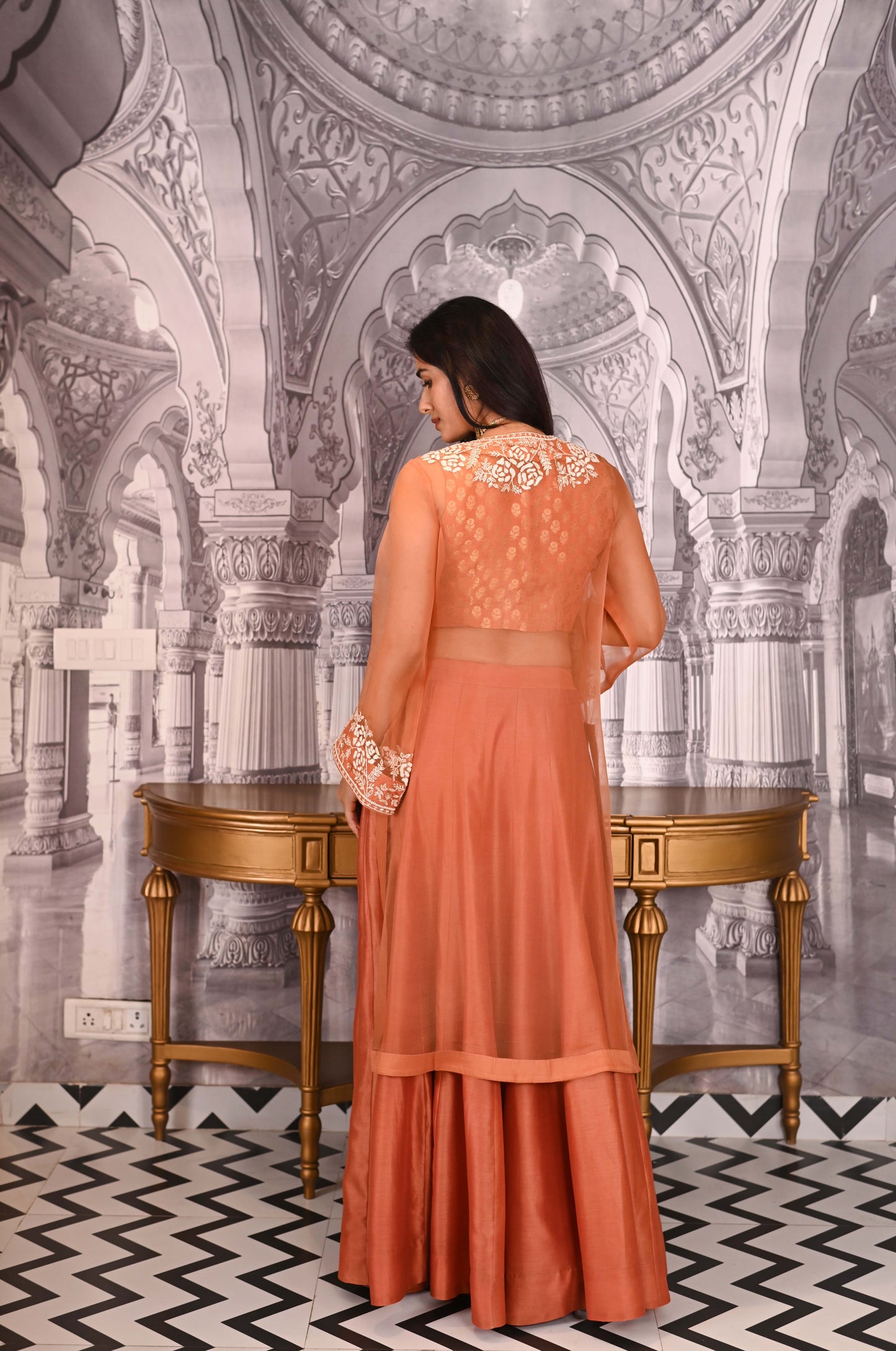 Rust Lehenga