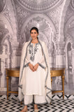 Ivory Chanderi Suit Set
