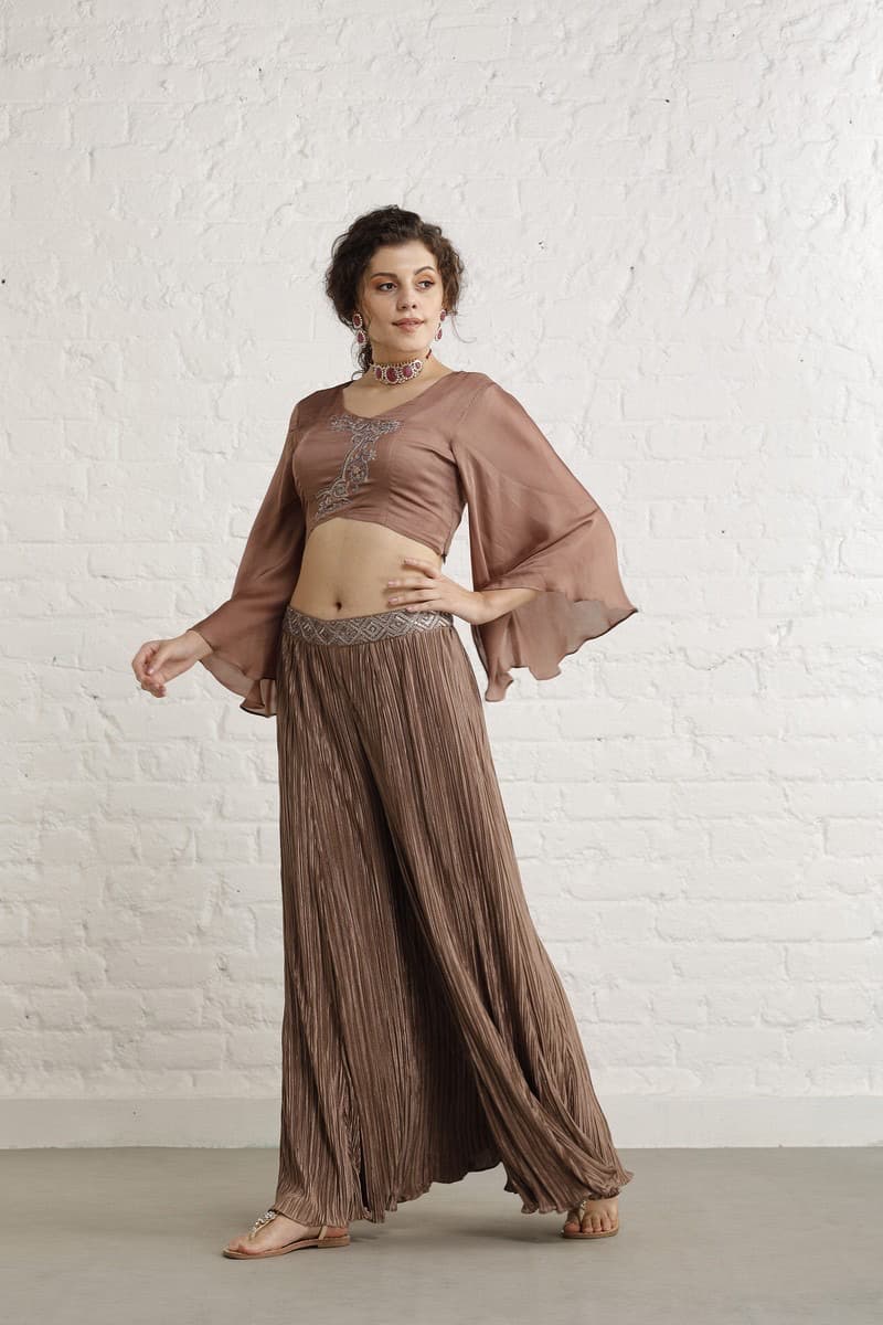 English Rose Crop top Set