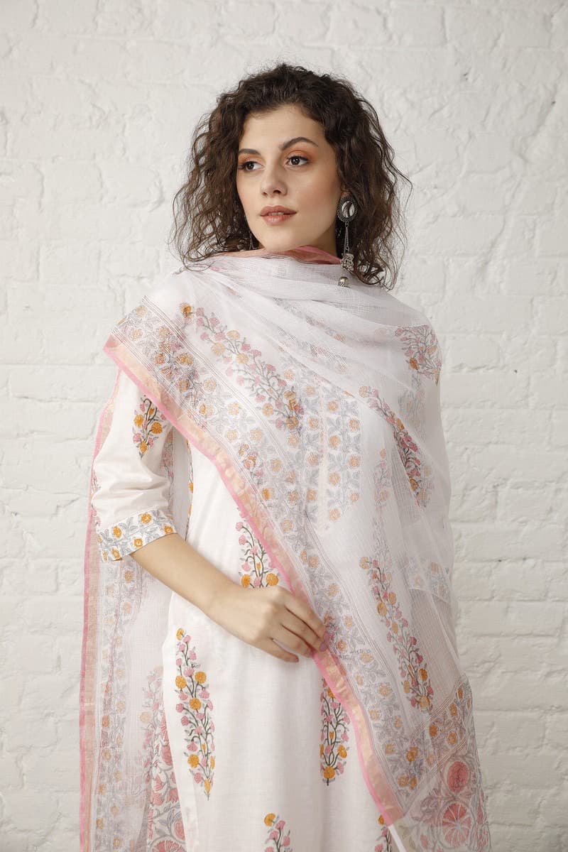 Block Print Suit Set