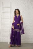 Pataudi Purple Sharara Set