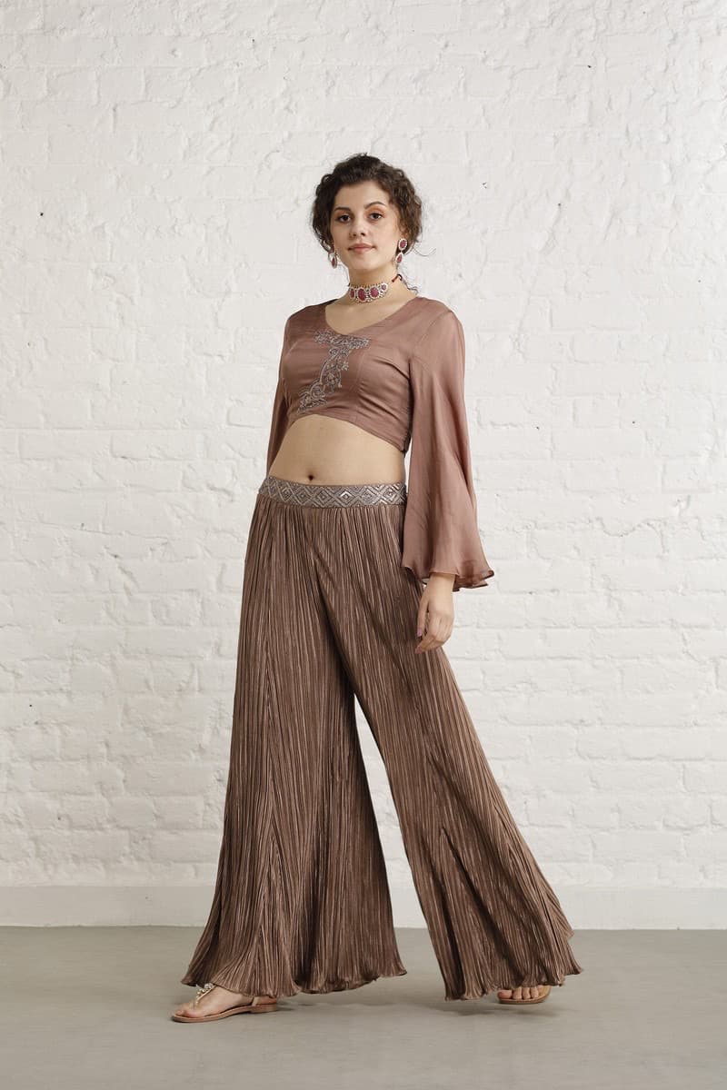 English Rose Crop top Set