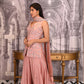 Onion Pink Sharara Set