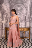 Onion Pink Sharara Set