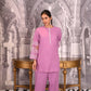 Lilac Linen Set