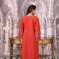 Rust Linen Suit Set