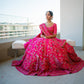 Hot Pink Bridal Lehenga