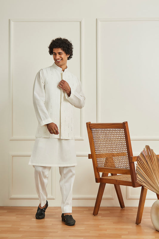 Finch Kurta Set With Jacket
