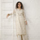 Chanderi Ivory and Gold Suit Set