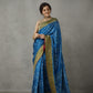 Midnight Blue Gajji Silk Saree