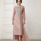 Vintage Dust rose Silk set