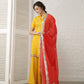 Hot Pink and Yellow Sharara Set