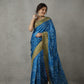 Midnight Blue Gajji Silk Saree