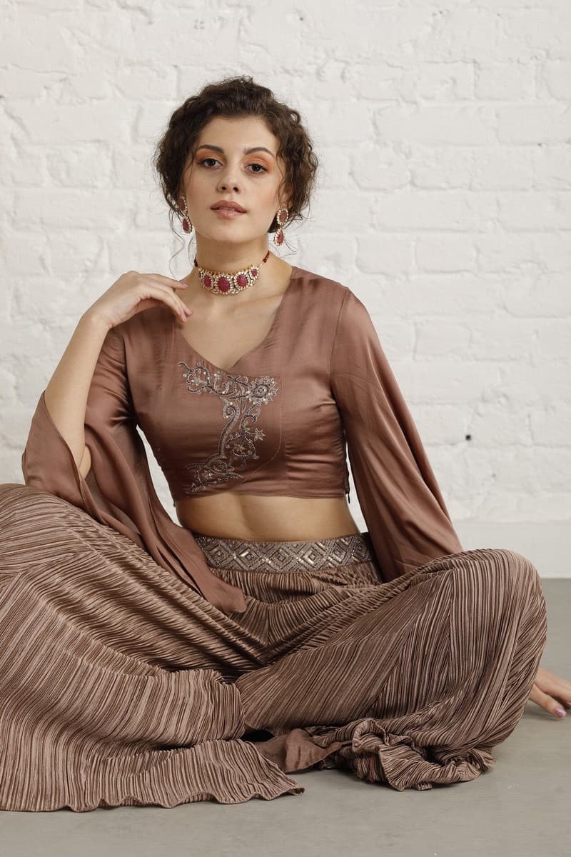 English Rose Crop top Set