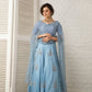 Vintage Blue Lehenga Set