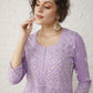 Vintage Lilac Chickenkari Suit Set
