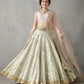 Blush Pink and Green Lehenga Set