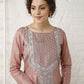Vintage Dust rose Silk set