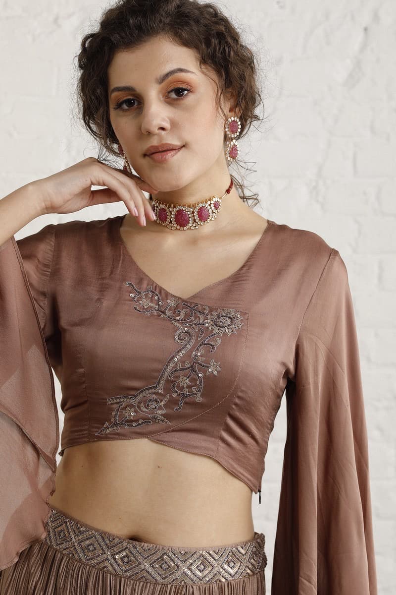 English Rose Crop top Set