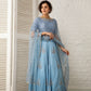 Vintage Blue Lehenga Set