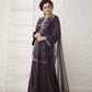 Puple satin Suit set