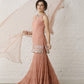 Vintage Peach Sharara Set