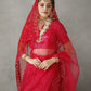 Fuchsia Rose Bridal Lehenga Set