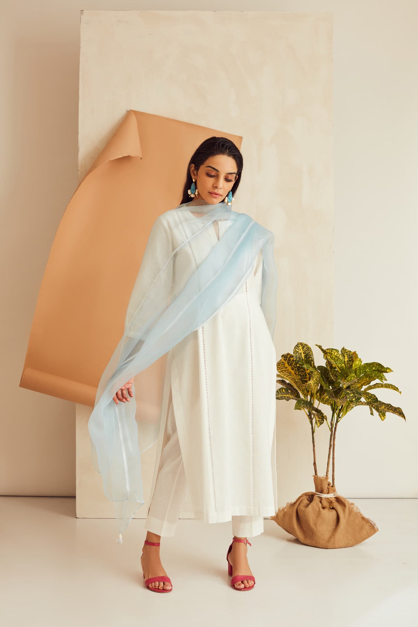 Gul-mehndi Suit Set