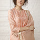 Vintage peach Chanderi Suit Set