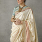 Ivory Silk Pataudi Saree