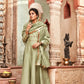 Pista Colour Chanderisilk Anarkali Suit Set