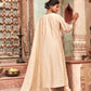 Beige Chanderisilk Suit Set