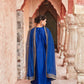 Electric Blue Chanderisilk Suit Set