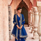 Electric Blue Chanderisilk Suit Set