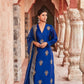 Electric Blue Chanderisilk Suit Set
