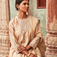 Beige Chanderisilk Suit Set
