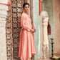 Peach Chanderi Silk Suit Set