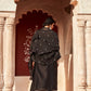 Black Chanderi Silk Suit Set