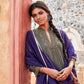Olive Sreen Kurta Set with Purple Dupatta