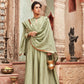 Pista Colour Chanderisilk Anarkali Suit Set